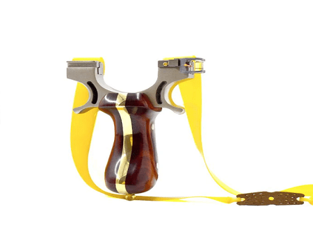 Premium Wooden and Stainless Steel Slingshot