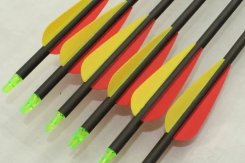 Junxing Archery JX030C Carbon Arrow OD 7.6mm Shaft 30inches Long Total 32'' Long