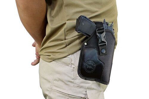GunAlly Tactical OWB Holster Handgun Belt Holster for Gun with Laser or Light Attachment Fit