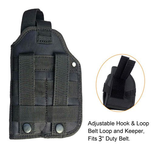 GunAlly Tactical OWB Holster Handgun Belt Holster for Gun with Laser or Light Attachment Fit - Image 8