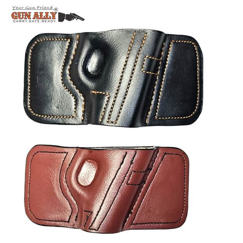 GunAlly Premium Leather Clip On OWB Holster Small Or Big Size Pistol Holster - Image 10