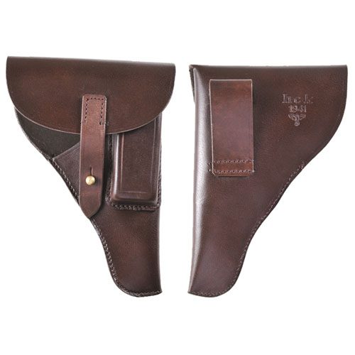 German Walther PPK PP Mauser HSC or other Similar Pistol Model Leather Holster World War Style - Image 2