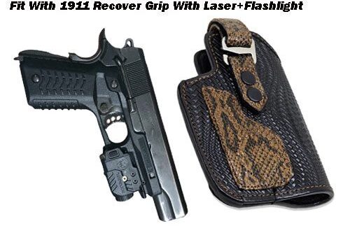 GunAlly Tactical OWB Holster Handgun Belt Holster Fit Gun with Laser or Light Attachment