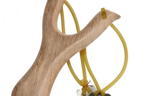 High Quality Children's Toy Wooden Slingshot Outdoor Shooting