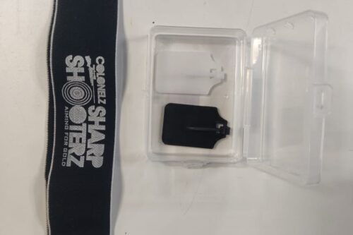 Eye Shield With Head Band (Black & Grey)