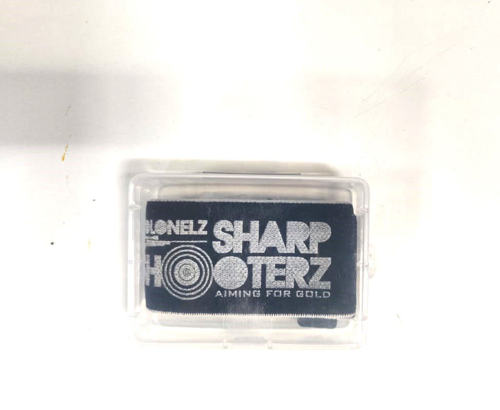Eye Shield With Head Band (Black & Grey) - Image 2