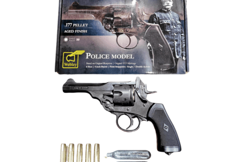 Webley MKVI .455 4" CO2 Revolver